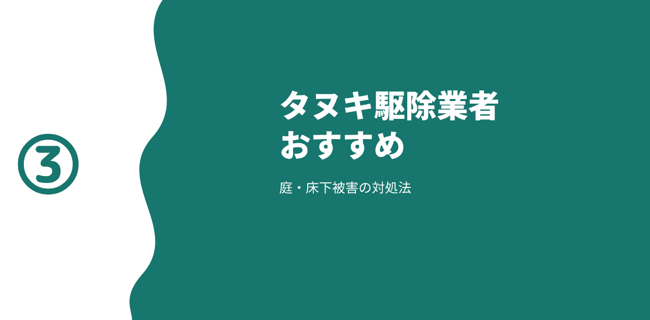 タヌキ駆除業者おすすめ｜庭・床下被害の対処法【2026年】